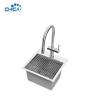 Buy cheap SUS304 stainless steel single bowl sink commercial topmount handmade house kitchen sink from wholesalers