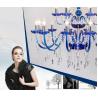 Buy cheap Modern bedroom Living room chandeliers Blue Color With Lampshade ( WH-CY-47) from wholesalers