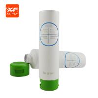 Buy cheap PCR plastic tubes recycled cosmetic tube packaging Shampoo Lotion Transparent product