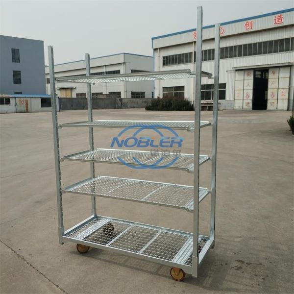 Buy cheap Indoor Metal Mesh Danish Trolley For Dutch Flower Planting from wholesalers