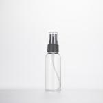 Transparent Round PET Plastic Spray Bottle For Daily Cleaning