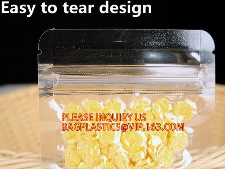 Tapeil APET Laminated plastic material zip lock static shielding bags and rolls, block bottom stand up pouches bags, pack