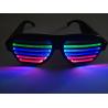 Buy cheap New Style Voice-Activated LED glasses Sound activated shutter led flashing glasses with USB charger led sunglasses from wholesalers