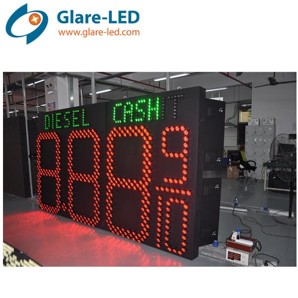 Buy cheap Photo Media Resolution None 60inch Led Gas Station Signs For Petrol Station 8.88 9/10 from wholesalers