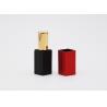 Buy cheap Square Lip Balm Tubes Ribbed Aluminum Magnet Tube With Black And Red Color from wholesalers