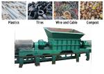 PC Auto Control Waste Pvc Shredder Machine / PVC Crusher Machine Twin Shaft