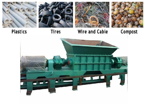 Buy cheap PC Auto Control Waste Pvc Shredder Machine / PVC Crusher Machine Twin Shaft from wholesalers