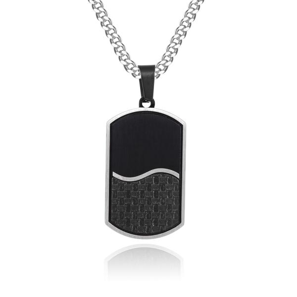 Buy cheap 2025 Stocked Goods Square Shape Men's Pendants Men Necklace With Fast Shipping from wholesalers