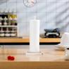 Buy cheap Countertop Metal And Bamboo Paper Towel Holder Kitchen Paper Roll Rack from wholesalers
