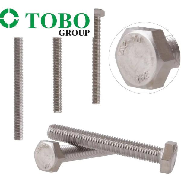 Buy cheap Stainless Steel 304 316 316L DIN 931 DIN 933 A2-70 Stainless Steel Bolts SS Bolts Nuts Hex Bolt In Stock from wholesalers