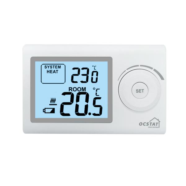 Buy cheap 3A 2W Wired Room Thermostat Battery Operated Digital Color Screen from wholesalers