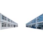 Professional Design Duplex 20 Wendy Prefab Flat Container House with Customized