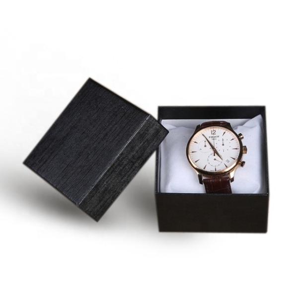 Buy cheap Recyclable wholesale Men Guest Watches customized logo cardboard paper gift box for watch from wholesalers
