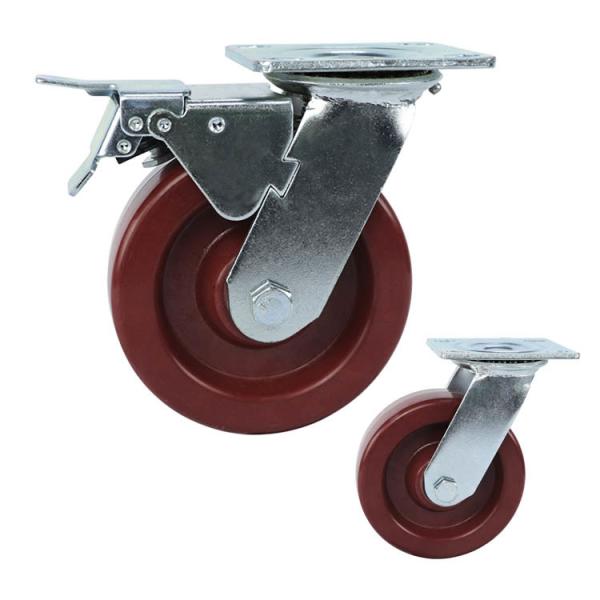 Buy cheap 6 Inch 880lbs Capacity Heat Resistant Caster Wheels ISO9001 from wholesalers