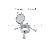Buy cheap SS316L 500*100mm Glass Pressure Manhole Cover For Beverage Tank product