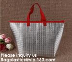 Insulated Thermal Non Woven Aluminum Foil Cooler Bag For Frozen Food,Reusable