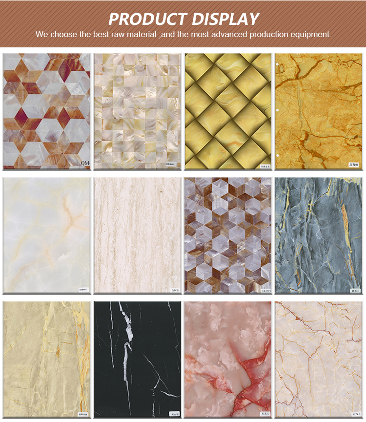 Interior PVC Wall And Ceiling Panel Waterproof UV Board PVC Sheet