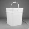 Buy cheap Chemical Resistance Square Plastic Bucket 1.2 Kg for Food Grade Paint Toys from wholesalers