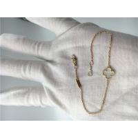 Buy cheap Van Cleef Arpels Sweet Alhambra bracelet 18k yellow gold with white mother-of product