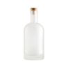 Buy cheap Custom 500ml 700ml 750ml Empty Frosted Vodka Glass Bottle with Super Flint Glass Base from wholesalers