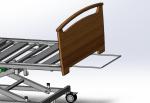 Remote Control Home Care Bed For Geriatrics Cold - Rolled Steel Bedboards
