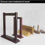 Natural Wood Clip Menu Holder Flip Tabletop Sign Holder Stand A4 / A5 / A6 Size