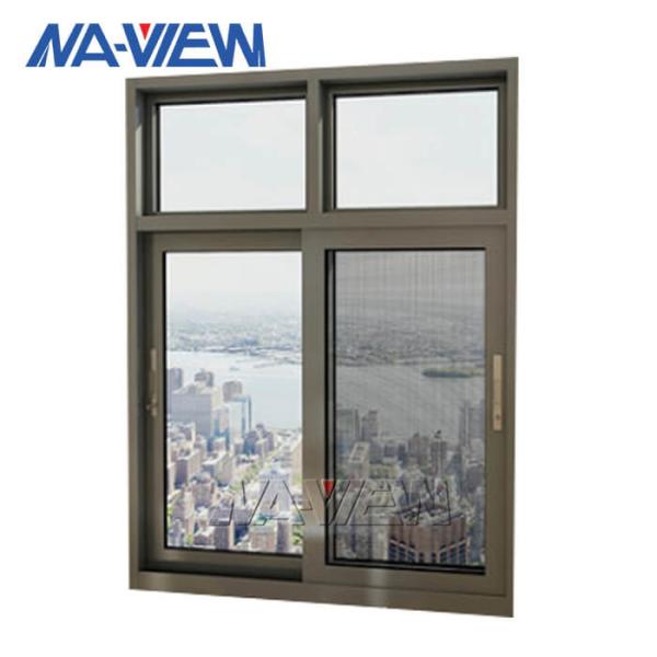 Buy cheap tempered glass Aluminum Single Pane Sliding Windows Soundproof from wholesalers