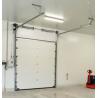 Buy cheap Commercial Sectional Overhead Door 50mm-80mm Thickness Insulated Garage Door With Brown Locks Hardware from wholesalers