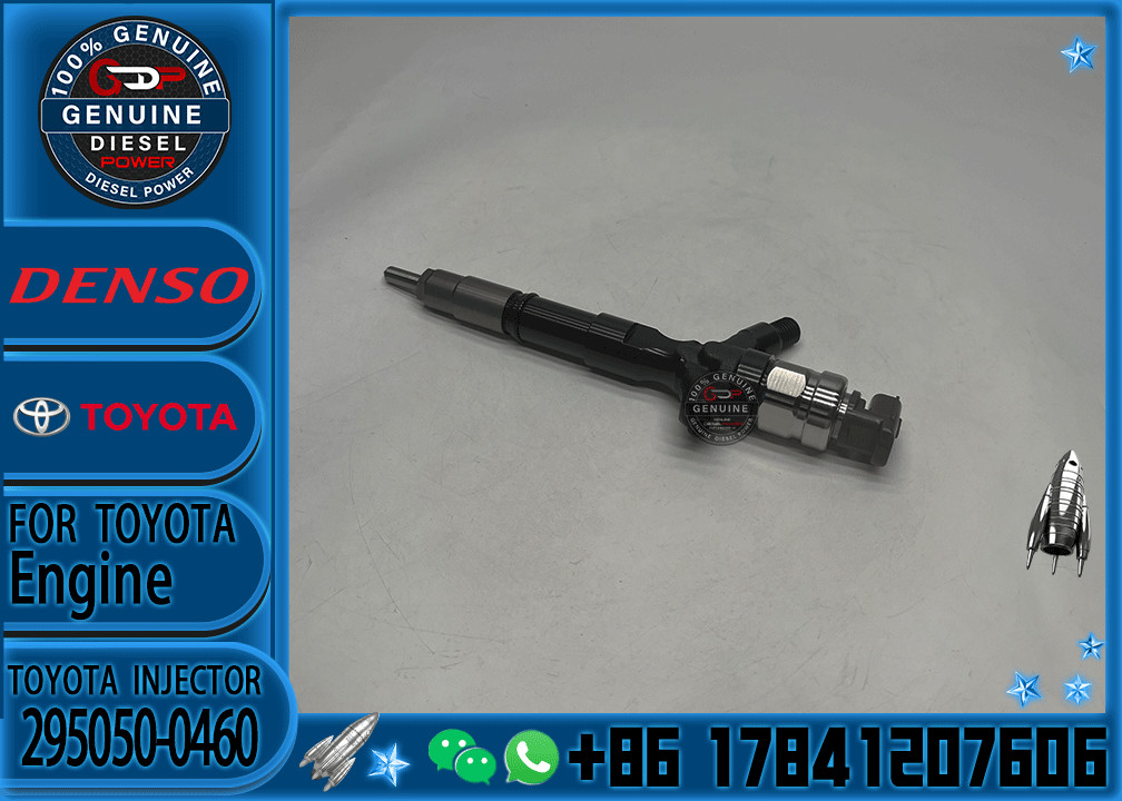 Diesel Fuel Common Rail Injector 295050-0460 9729505-046 295050-0200 23670-30400 for Toyota 1KD 2KD
