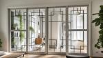 Ventilated Residential Aluminium Sliding Glass Doors Fireproof ODM
