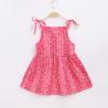 Buy cheap New baby girls summer children's clothing sleeveless dress linen cotton newborn children spaghetti strap dress from wholesalers