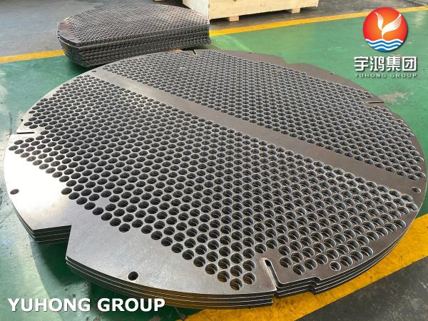 Buy cheap Customized Carbon Steel Baffle Plate Support Plate For Heat Exchanger from wholesalers