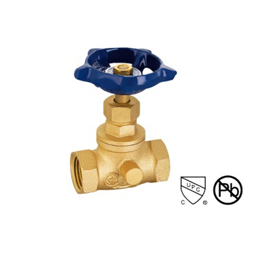 Casting Body Female Threaded Brasscraft Stop Valve Through Type Straight Stop Valve