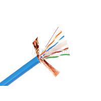 Buy cheap 100% Copper Indoor / Outdoor Cat6 Lan Cable Blue Jacket 305m HDPE Insulation product