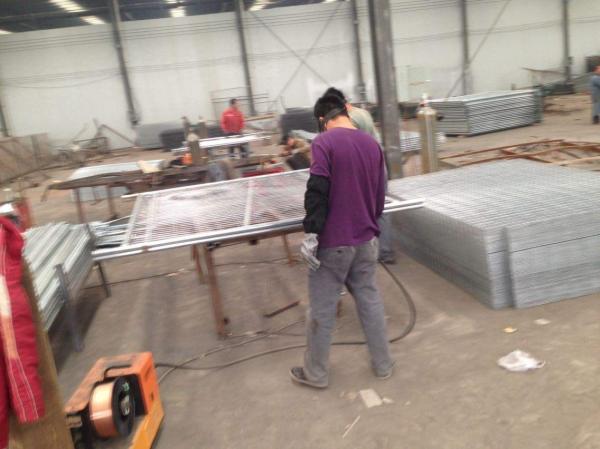 Quality Low Zinc Temporary Site Fence Panels , Barricade Fence Panels AS4687-2007 for sale
