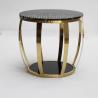 Buy cheap Simple Item Round Side Table SS Base Tempered Glass Sofa Table from wholesalers