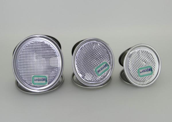 Buy cheap Environmental food packing Aluminium Foil tin can Lids 73 mm Diameter from wholesalers