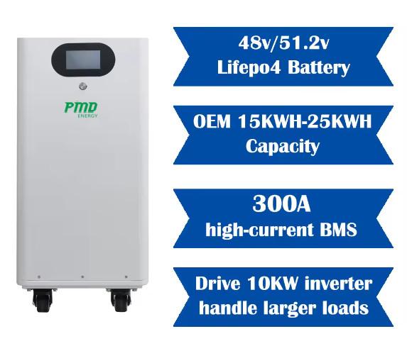 Buy cheap 48V 51.2v 20kwh 15kwh 25kwh Solar Energy Lithium Battery 100Ah 300ah 500ah 400ah Home Energy Storage Lifepo4 Battery from wholesalers