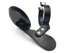 Black Powder Coated 1-3/4" OD Motorcycle Exhaust Rain Cap Flapper