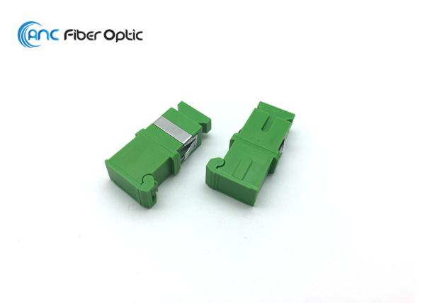 Buy cheap PC Housing Fiber Optic Cable Adapter Flanged / Flangeless Simplex SC Side Shutter from wholesalers