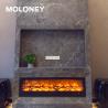 Buy cheap Wall Mantel Modern Electric Fireplace Manual Panel 2 Levels Heater 1150mm from wholesalers