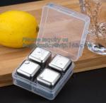 hot sale Strapping stainless steel metal whisky stone tubes for drinks, food