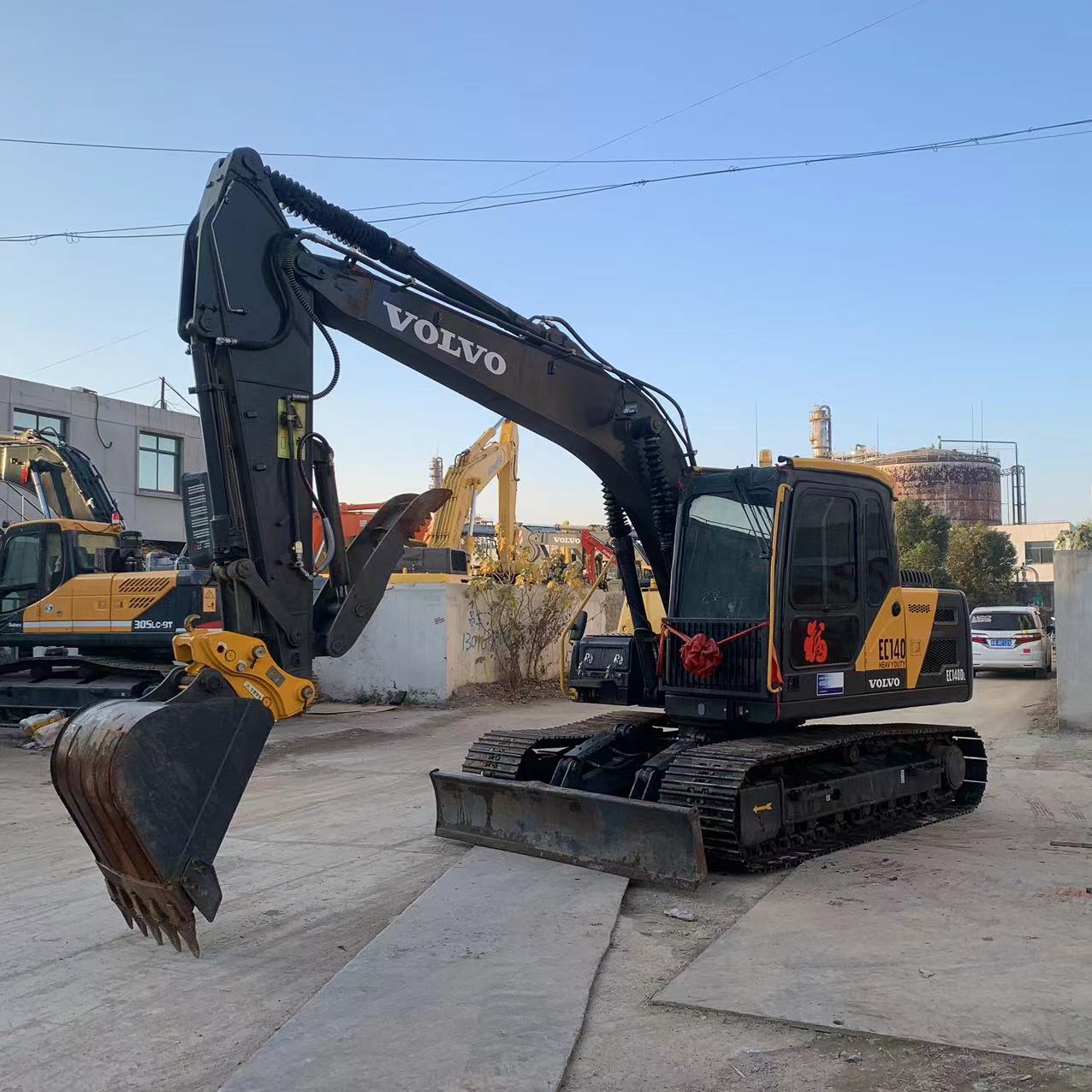 Volvo EC140 14 Ton Mini Excavator with ORIGINAL Hydraulic Cylinder 2018 Good Condition