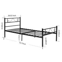 Buy cheap Customizable Unique Steel Furniture Bed Electrostatic Powder Coating product