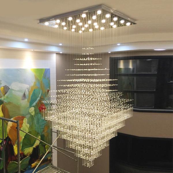 Buy cheap Custom Chandelier Light Hotel Lobby Big Luxury Crystal Chandeliers zhongshan guzhen lighting(WH-NC-118) from wholesalers
