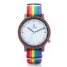 Buy cheap ALK Vision Pride Rainbow Top Wood Watches Dropshipping Brand Women Mens Wooden Watch Canvas LGBT Strap Fashion Casual Wr from wholesalers