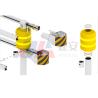 Buy cheap Q235 Q345 EVA Anti-corrosion Rotary Drum Movable Guardrail Barrier for Traffic Safety from wholesalers
