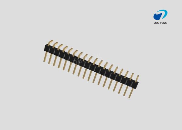 Buy cheap Pin Header 1x18pin 2.54mm pitch horizontal 90degree from wholesalers