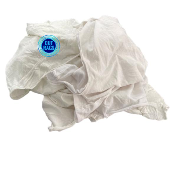 Buy cheap Multicolor Textile Cotton Waste Rags Washed T-shirts Colored Cotton Cut Rag White T-shirt Rags from wholesalers
