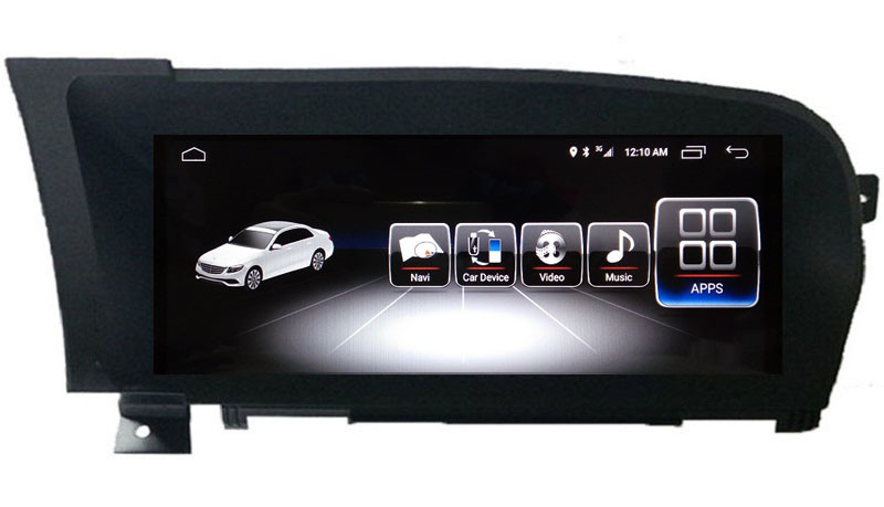 Ouchuangbo car video stereo android 7.1 Benz S Class W221 S280 S320 S400 S600 S63 2006-2013 support BT USB SWC wifi